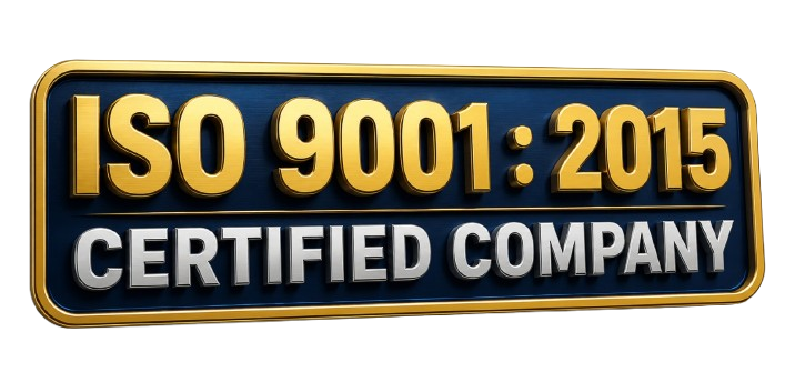 ISO 9001:2015 Quality Management Systems Certified Company
